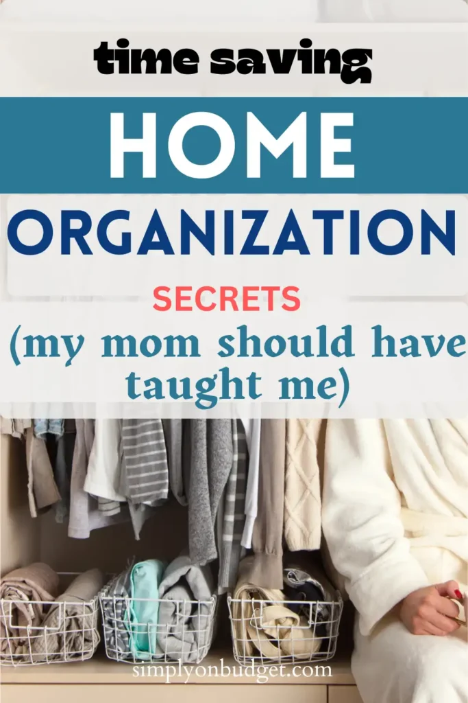 home organization
