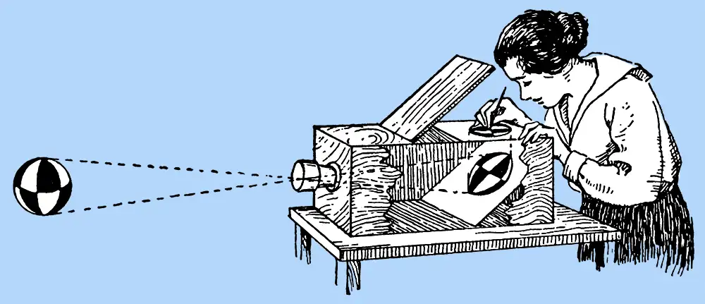 scree free activities camera obscura