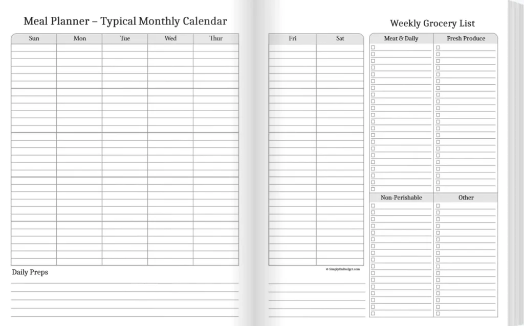 daily monthly planner