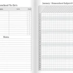 daily planner homeschool